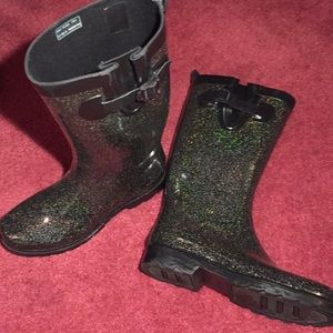 Glitter Rain boots